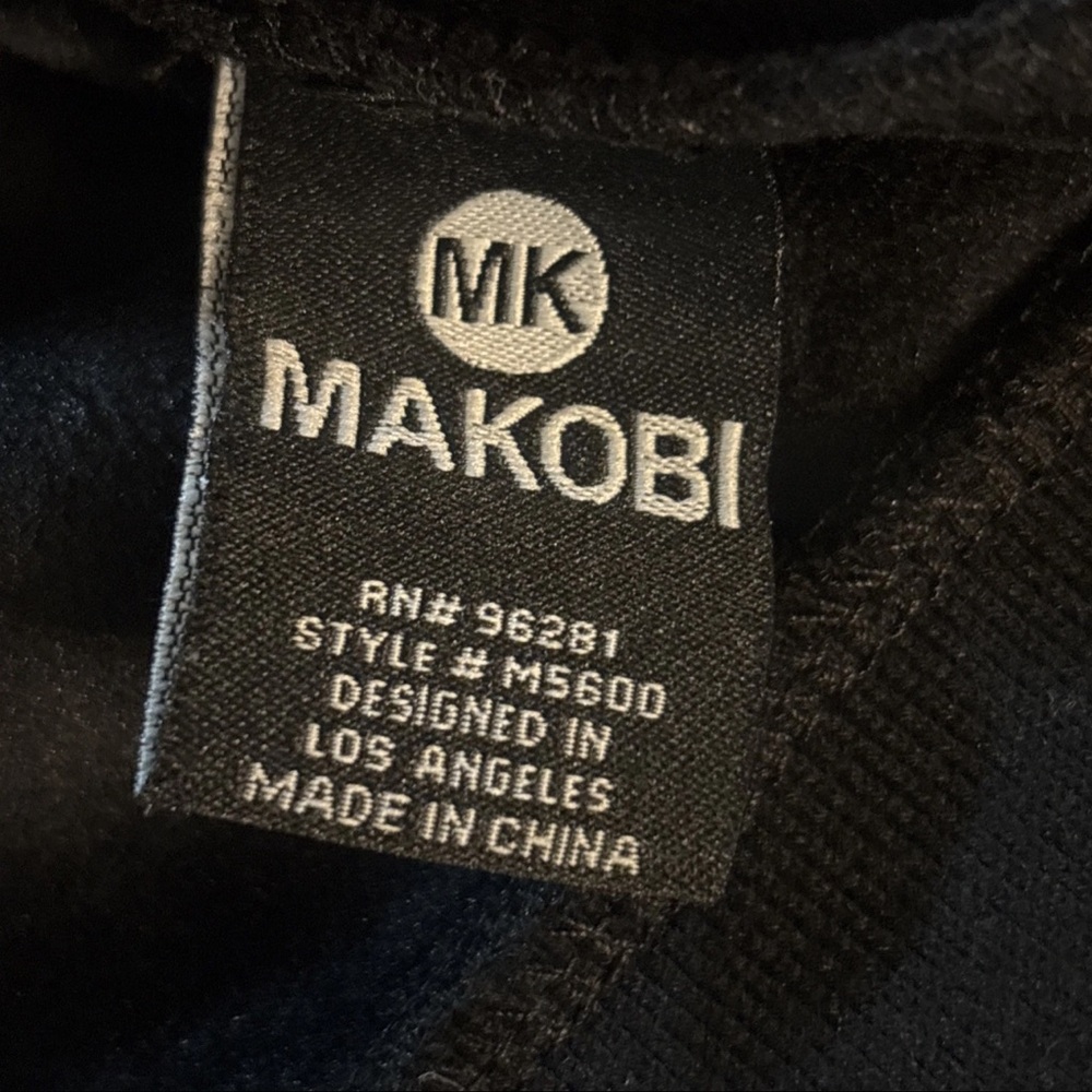 Makobi jeans USA men’s Soft studded lion Side Zip Heavy Sweatshirt y2k Sz LARGE - Picture 11 of 12